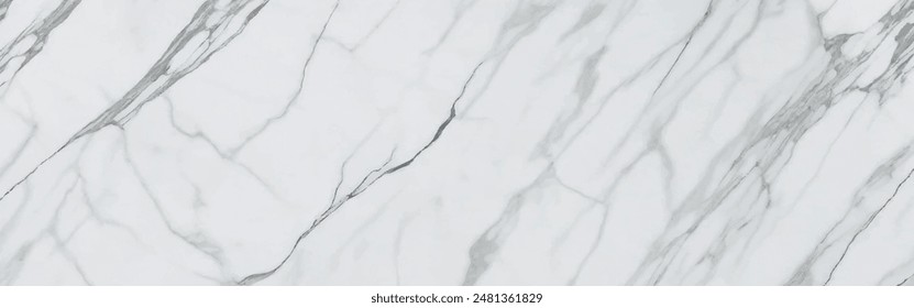 Luxurious white Carrara statuaries marble texture background. Calacatta glossy marble with golden streaks. Luxury White Gold Marble texture background vector. Luxurious floor marbling texture design.