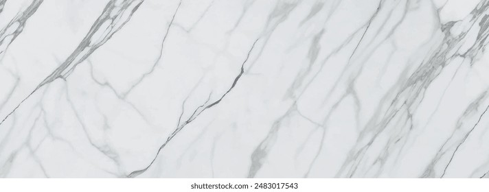 Luxurious white Carrara statuaries marble texture background. Calacatta glossy marble with golden streaks. Luxury White Gold Marble texture background vector. Luxurious floor marbling texture design.