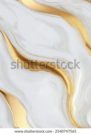 Luxurious white Carrara statuaries marble texture background. Calacatta glossy marble with golden streaks. Luxury White Gold Marble texture background vector. Panoramic Marbling texture design.