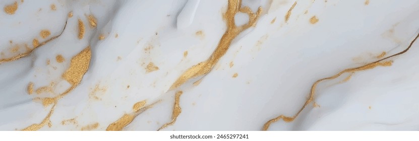 Lujoso fondo de mármol blanco y dorado texturizado. Lujoso mármol italiano de Carrara para suelo. Diseño Abstractas. mármol de ónix pulido con efecto de salpicadura dorada de alta resolución. Arte moderno de lujo.