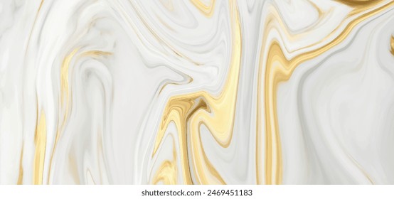 Lujoso fondo de mármol blanco y dorado texturizado. Mármol italiano de lujo de Carrara para suelo. Mármol de ónix pulido de diseño Abstractas con efecto de salpicadura dorada de alta resolución.