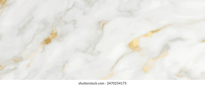 Luxurious white and gold marble textured background. Luxury Italian Carrara marble for floor. Abstract design polished onyx marble with high resolution golden splatter effect.