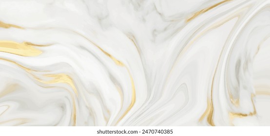 Luxurious white and gold marble textured background. Luxury Italian Carrara marble for floor. Abstract design polished onyx marble with high resolution golden splatter effect.