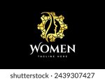 Luxurious Working Business Women Empowerment Logo design Vector Icon Symbol Illustrations. A multifunctional logo that can be used in many business companies and services. It is ready to print.