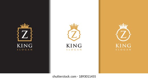 Luxurious z crown logo collection
