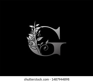 Luxurous Silver G Letter Logo Perfect Stock Vector (Royalty Free ...