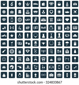 luxury 100 icons universal set for web and mobile
