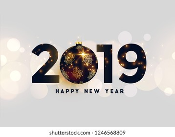 luxury 2019 new year background