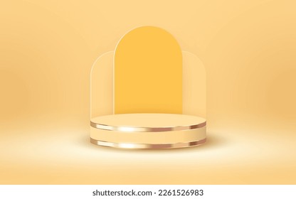 Luxury 3d Podium Square Abstrakte Szene-Hintergrund Produktpräsentation Mock Up Show Cosmetic Product Blank