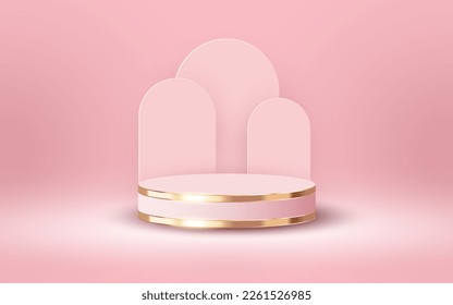 Luxury 3d Podium Square Abstract Scene Background Product Presentation Mock Up Show Cosmetic Product Blank