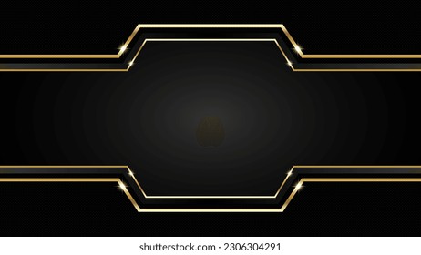 Luxury Abstrack Background with golden element