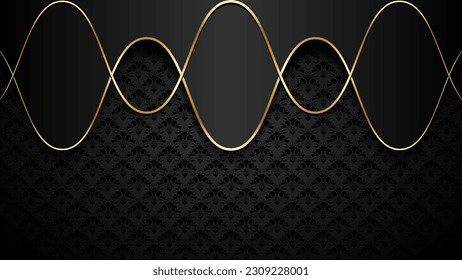 Luxury Abstrack Background with golden element