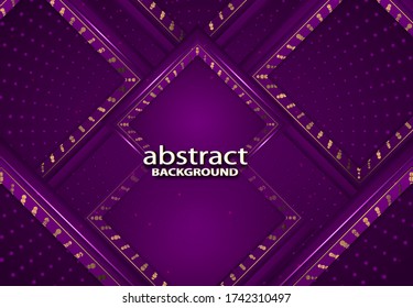 fondo 3d abstracto de lujo con textura de decoración de papel violeta y realista