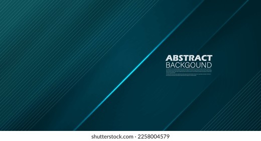 luxury abstract bacgkround dark blue and green gradient with lights.Abstract rectangle box simple background with shadows for banner, brocure,presentation design, and business card.Eps10 vector