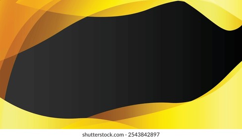 Luxury abstract background with black and gold colors for corporate company banner and presentation. Luxury and elegant design Vector.