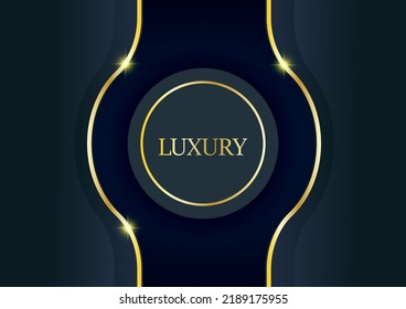 Luxuriöser abstrakter Hintergrund. schwarzer Hintergrund mit abstrakter, moderner Technologie