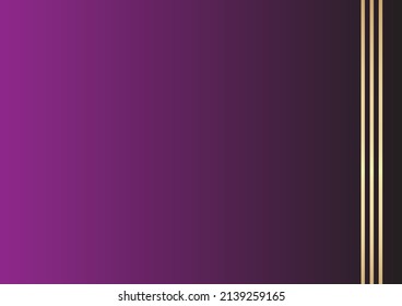 Luxury abstract background design of purple and blonde color