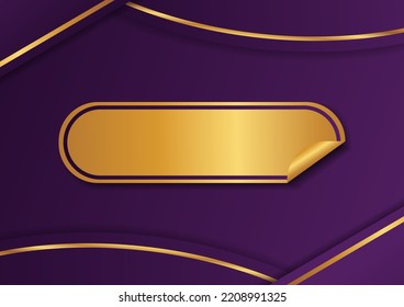 Luxuriöse abstrakte Hintergrundgestaltung in violetter und blonder Farbe