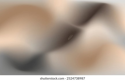 luxury abstract background forming waves in light brown, dark brown and black