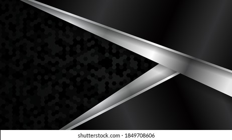 Luxury abstract background with gold on edge background and dynamic shadow on background. Vector background. Eps 10