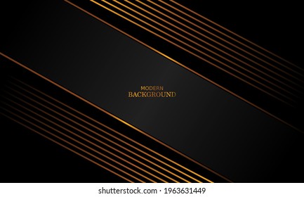 Luxus abstrakter Hintergrund mit goldenen Linien, perfekt für Decken, Plakate, Flyer, Website-Hintergründe, etc.