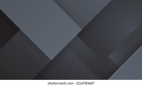 Luxury abstract background with golden lines on dark, modern black backdrop concept 3d style. Illustration from vector about modern template deluxe design.