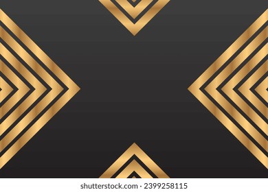  Luxury abstract background with golden lines.