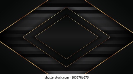 Fondo abstracto de lujo con color gradiente y sombra dinámica en el fondo. Fondo vectorial. Eps 10
