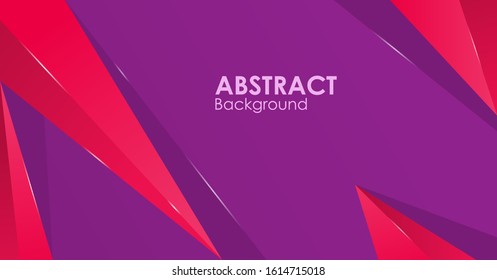 luxury abstract background with red shape in purple