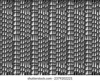 Luxury abstract background with silver gradient color. Modern silver color metallic banner. Futuristic geometric vector abstract background.