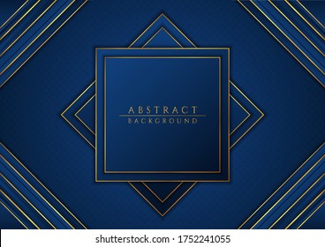 Luxury abstract background square frame overlap layer shape. vector illustration.