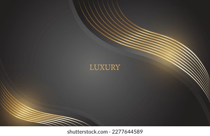 luxury Abstract Background Vector for Design. Greeting Card, Banner, Poster. Vector Illustration.