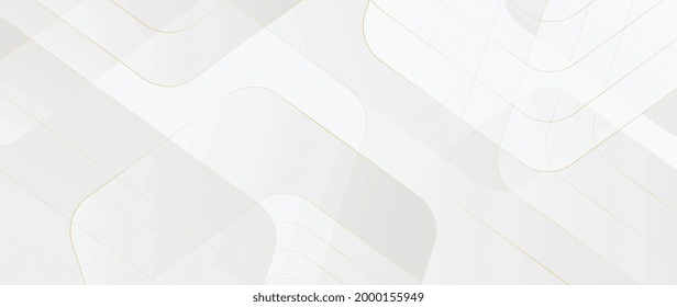 Luxury abstract Banner background vector. Modern geometric shapes an d gold line art wallpaper design for website, prints, cover, backdrop, Wall art and wall decoration. 