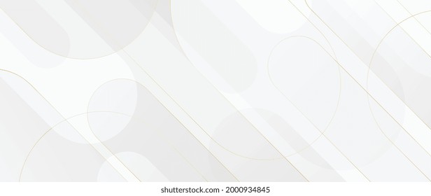 Luxury abstract Banner background vector. Modern geometric shapes an d gold line art wallpaper design for website, prints, cover, backdrop, Wall art and wall decoration. 