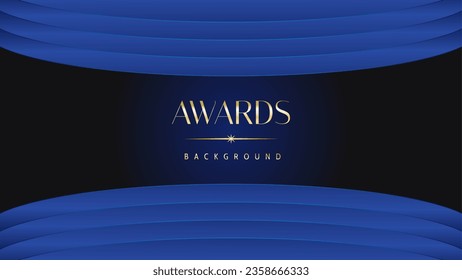 Lujoso fondo azul abstracto. Afiche de la invitación al matrimonio. Líneas que hacen chispa elegante. Publicación clásica de forma.