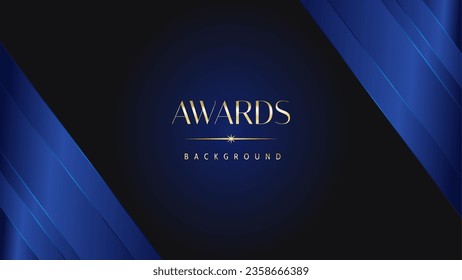 Luxus abstrakter blauer Hintergrund. Hochzeitsbrief. Linien, die eleganten Glanz erzeugen. Klassische Form.