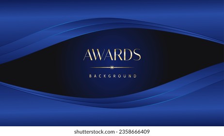 Lujoso fondo azul abstracto. Afiche de la invitación al matrimonio. Líneas que hacen chispa elegante. Publicación clásica de forma.