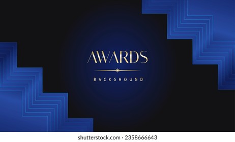 Lujoso fondo azul abstracto. Afiche de la invitación al matrimonio. Líneas que hacen chispa elegante. Publicación clásica de forma.