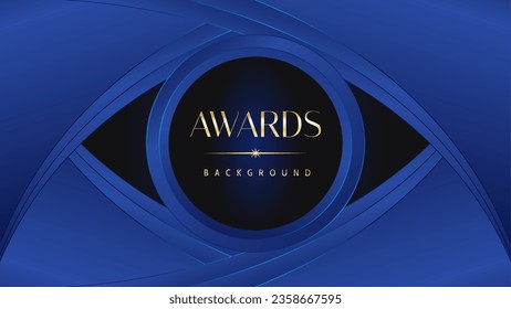 Lujoso fondo azul abstracto. Afiche de la invitación al matrimonio. Líneas que hacen chispa elegante. Publicación clásica de forma.