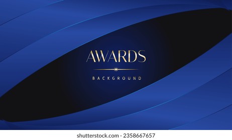 Luxus abstrakter blauer Hintergrund. Hochzeitsbrief. Linien, die eleganten Glanz erzeugen. Klassische Form.