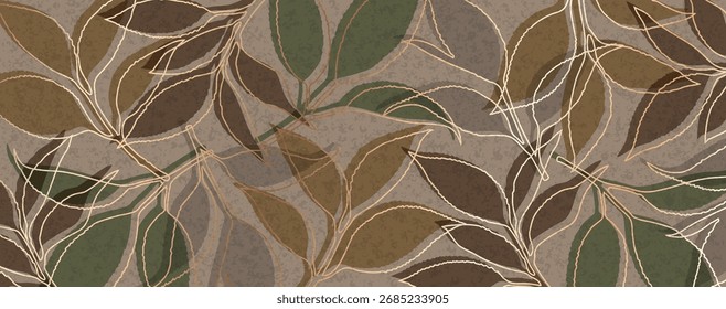 Fondo botánico abstracto de lujo para la decoración, el Fondo de pantalla o la cubierta