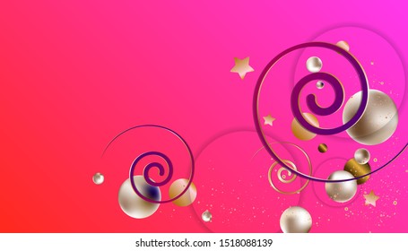 Luxury abstract bright background golden elements lines with template. Background premium