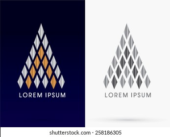 Luxury, Abstract Building, Architecture, logo, symbol, icon, graphic, vector.