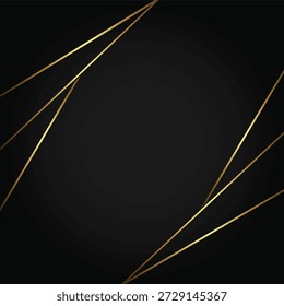 Fondo de negocios abstracto de lujo con Gradientes negros lisos con líneas doradas brillantes y sutiles reflejos de luz. Estilo corporativo moderno con estética de marca premium. Elegante, diseño de Alta resolución con composición limpia, sin texto, adecuado para presentaciones, publicidad y marca digital.