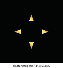 Luxury Abstract Compass Logo Template - Vector