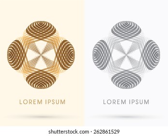 Luxury Abstract Construction, Architecture, Building , designed using gold and silver line ,logo, symbol, icon, graphic, vector.