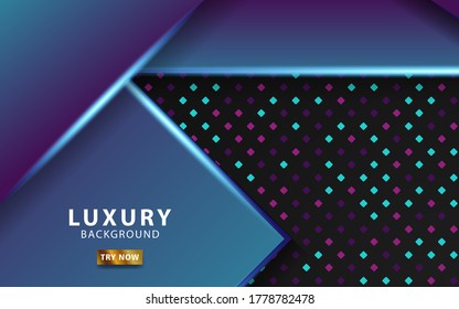 fondo oscuro abstracto de lujo en textura de puntos.Superponer capas con efecto de papel.
