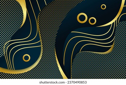  luxury abstract dark blue background for banner design with an elegant, modern and luxury theme