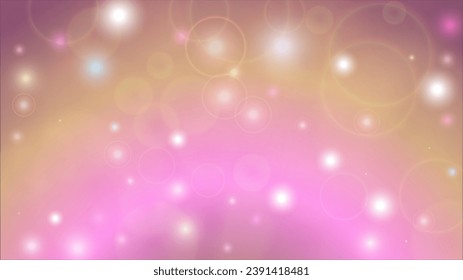 Luxury Abstract Defocused Light Spot Background Design. Christmas snowfall Vector Horizontal Illustration. Cosmic Print. Glitter confetti. Good for Banners, Posters, Covers, Flyers, Cards.