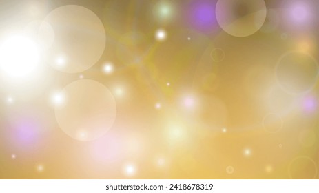 Luxury Abstract Defocused Light Spot Background Design. Christmas snowfall Vector Horizontal Illustration. Cosmic Print. Glitter confetti. Good for Banners, Posters, Covers, Flyers, Cards.